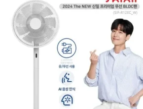 홈쇼핑에서 5분만에 품절된 2024 The NEW 신일 BLDC팬 2대 구성 그레이 SIFE12CJD 적극추천