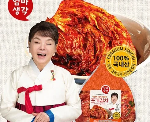 홈쇼핑에서 5분만에 품절된 김수미 엄마생각 포기김치7kg총각김치2kg 적극추천