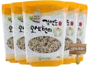 톱배우들도 쓴다는 중벼꽃농부 오색현미 500g X 21봉 Top8추천