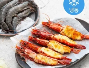 정말 놓치기 아까운 궁키친 이상민 블랙 타이거 새우 5팩 100미 갈릭 감바스소스 1병 리뷰