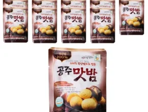 홈쇼핑에서 5분만에 품절된 농가애 국산밤으로 만든 공주맛밤 50g 30봉 적극추천