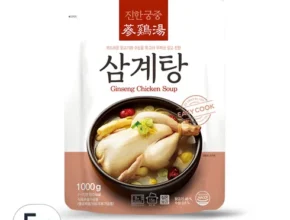 어제 살까 망설이던 삼계탕 1kg 8팩 후기