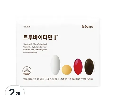 나만 보고 싶은 트루바이타민아이비타민루테인까지 덴프스 트루바이타민I 멀티비타민루테인 6개월분 적극추천