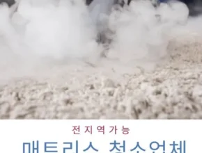 다른 고객님들도 많이 보고 있는 매트리스청소업체 리뷰