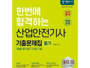 알뜰 쇼핑족 주목!! 산업안전기사기출문제 리뷰