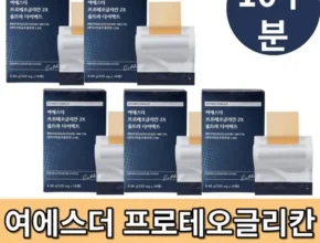 인플루언서들이 먼저 찾는 여에스더 프로테오글리칸 2X 20박스 적극추천