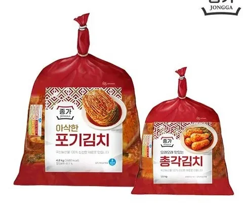 어제 살까 망설이던 종가 종가집 아삭한포기김치 4.8kg2 총 9.6kg 적극추천